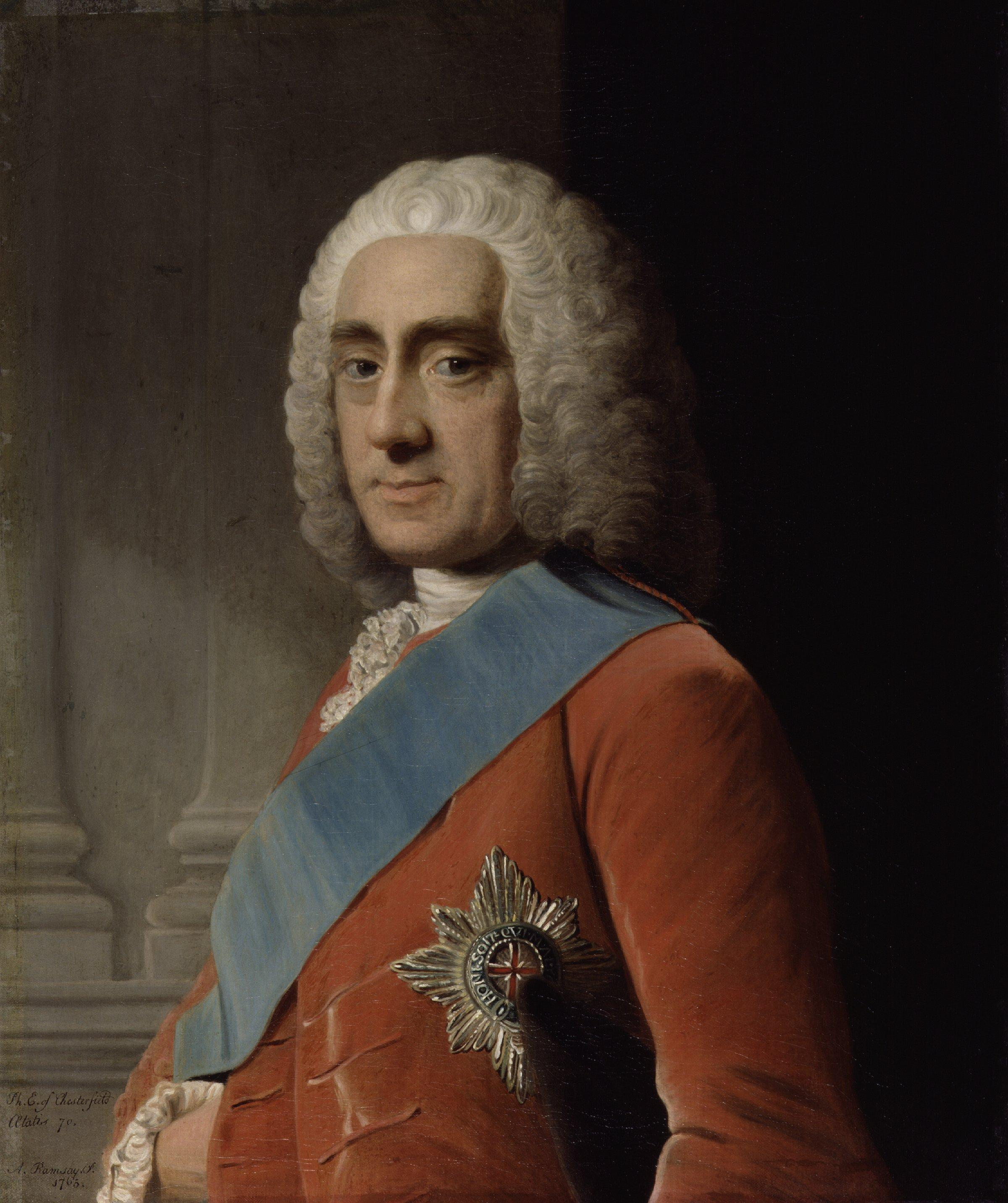 Portrait of Philip Dormer Stanhope Chesterfield