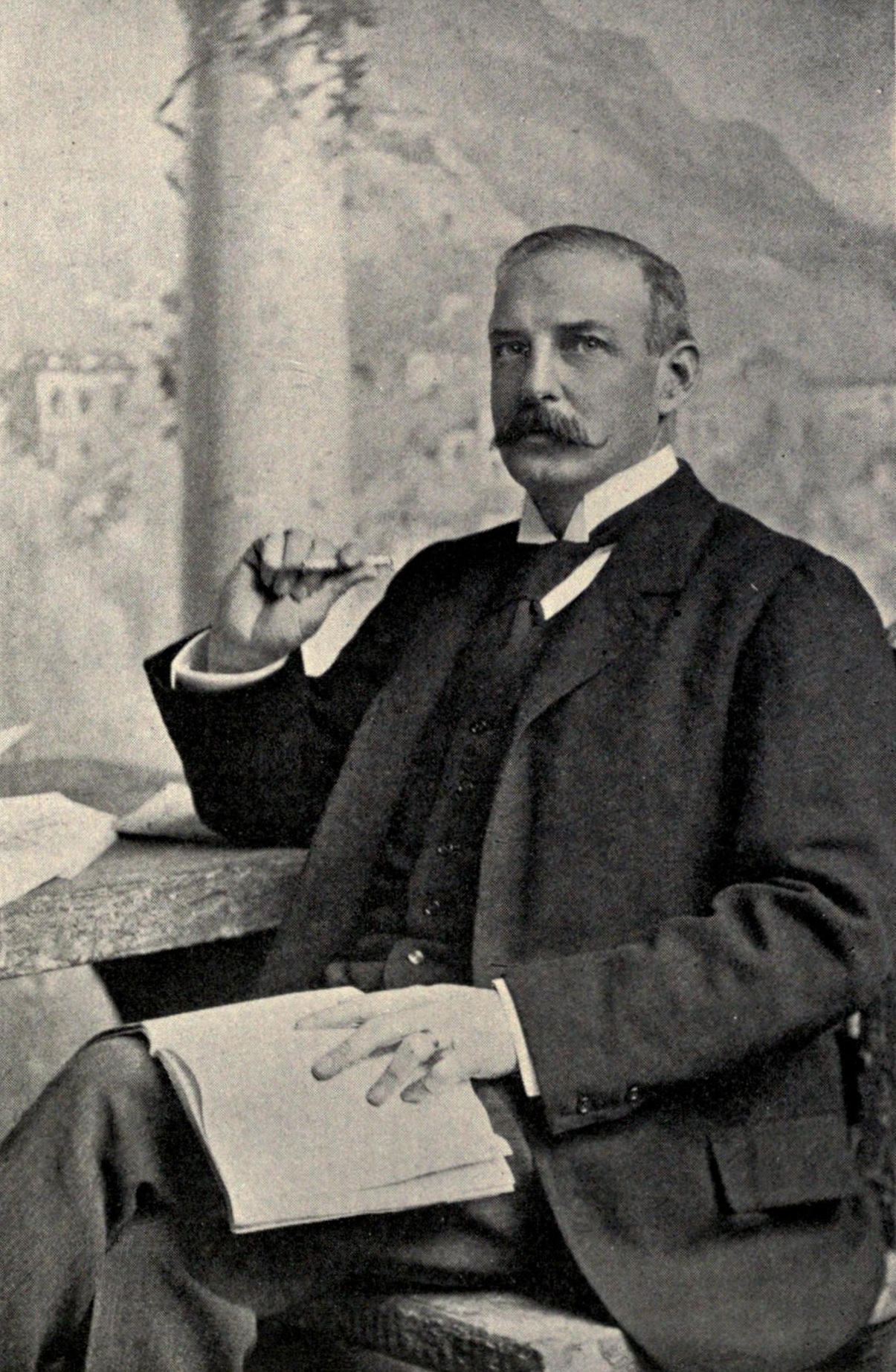 Portrait of F. Marion (Francis Marion) Crawford