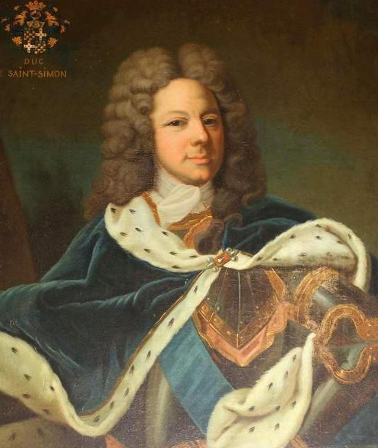 Portrait of Louis de Rouvroy Saint-Simon