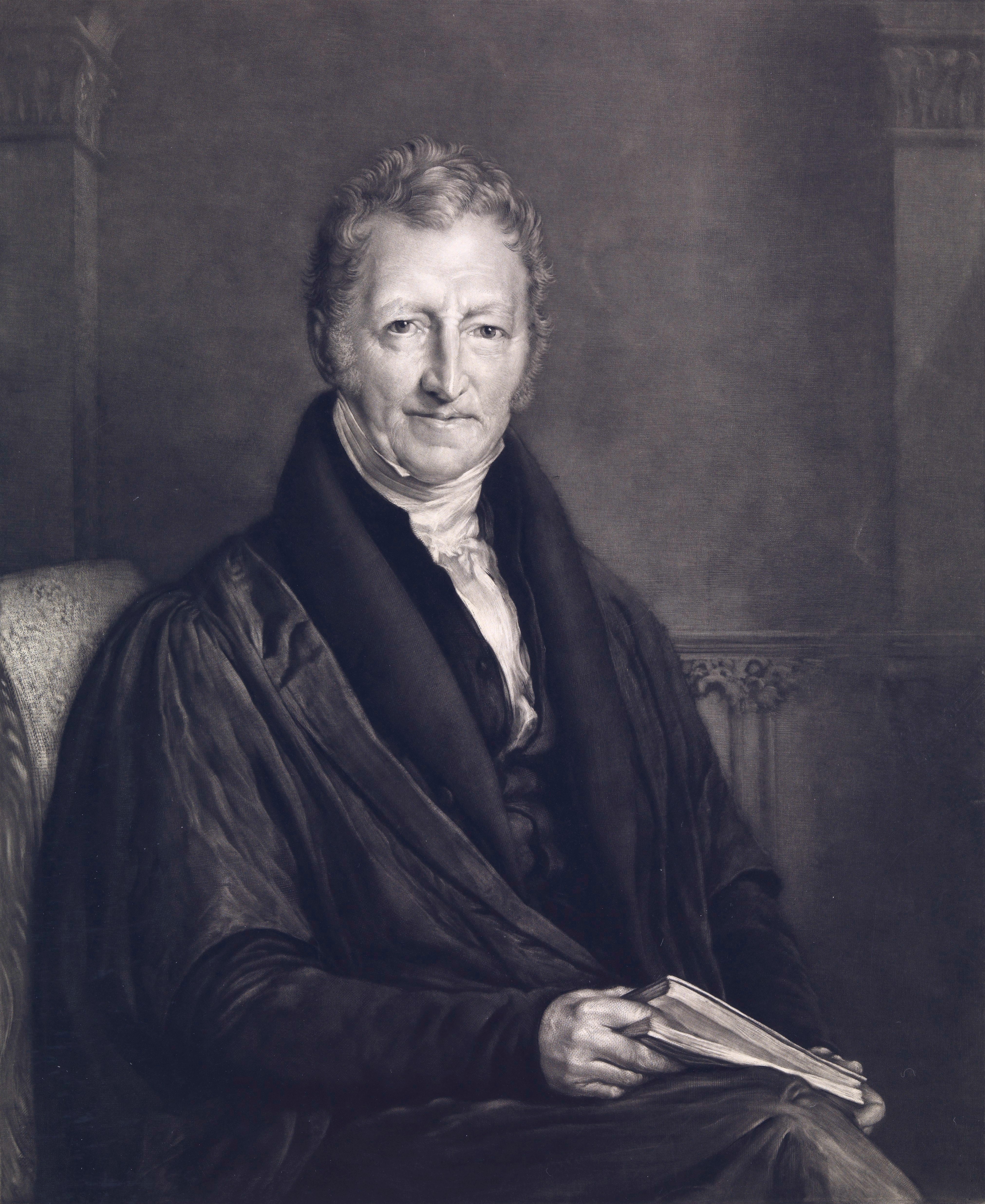Portrait of T. R. (Thomas Robert) Malthus
