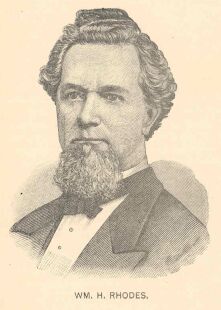 Portrait of W. H. (William Henry) Rhodes