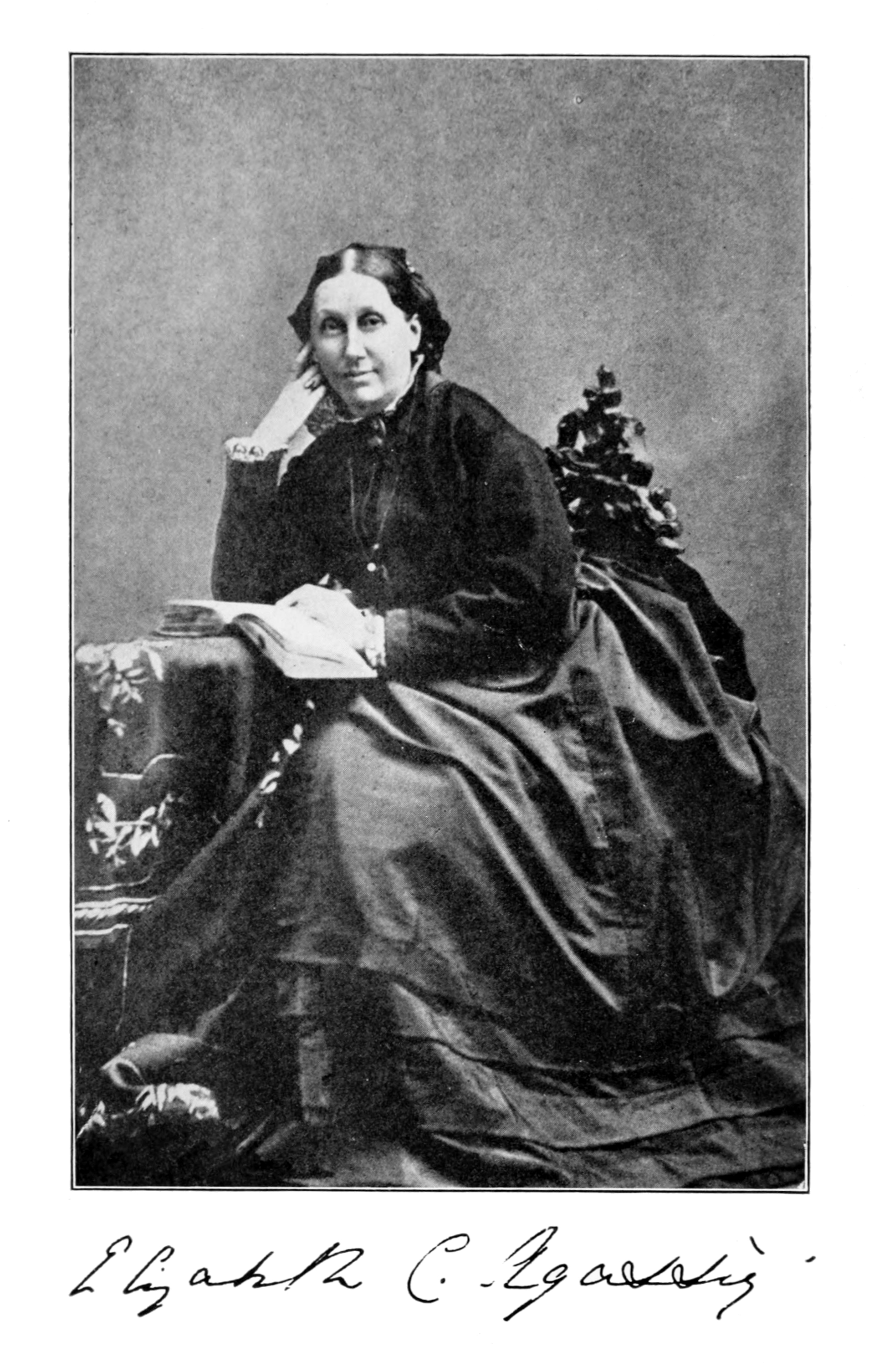 Portrait of Elizabeth Cabot Cary Agassiz
