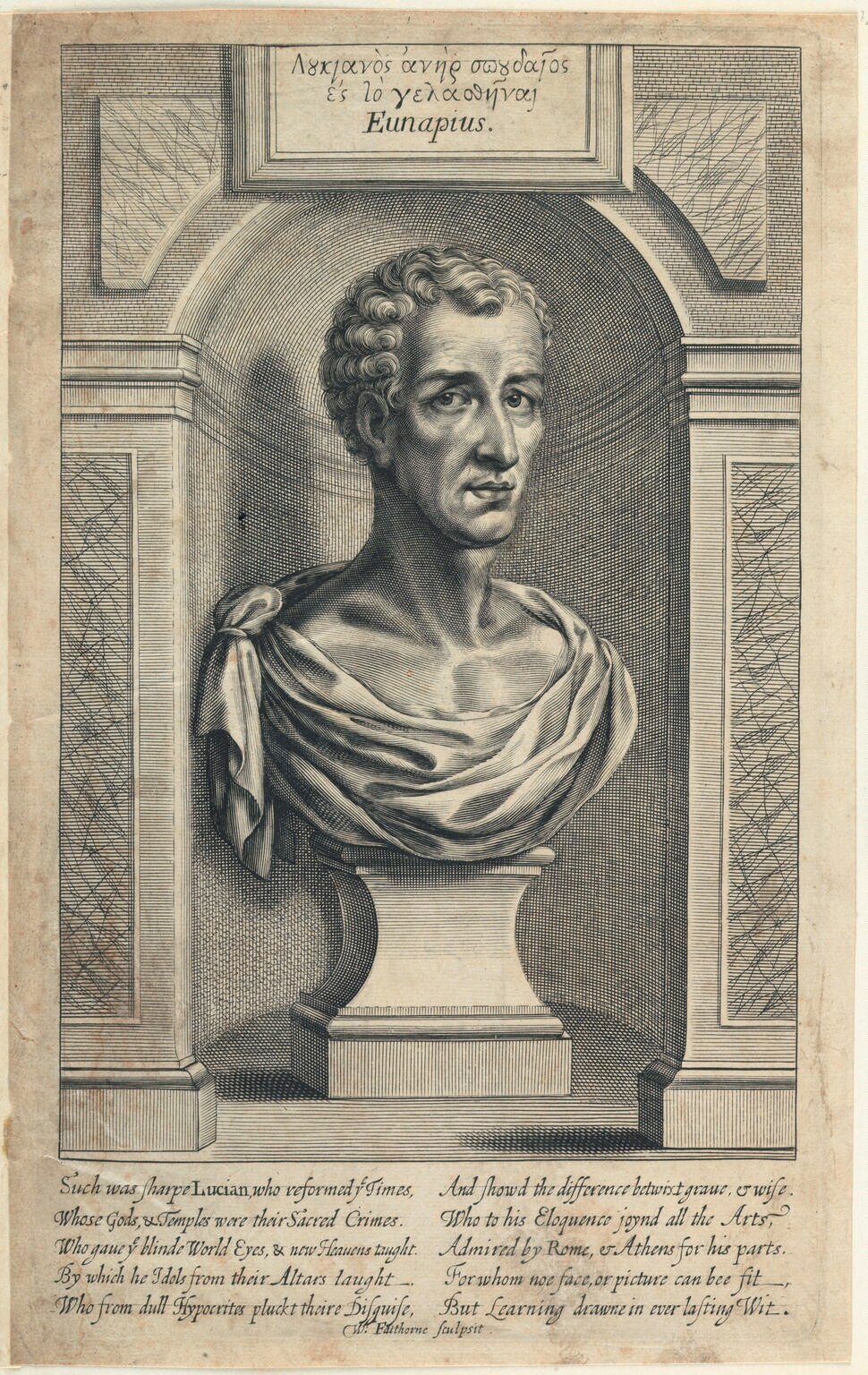 Portrait of of Samosata Lucian