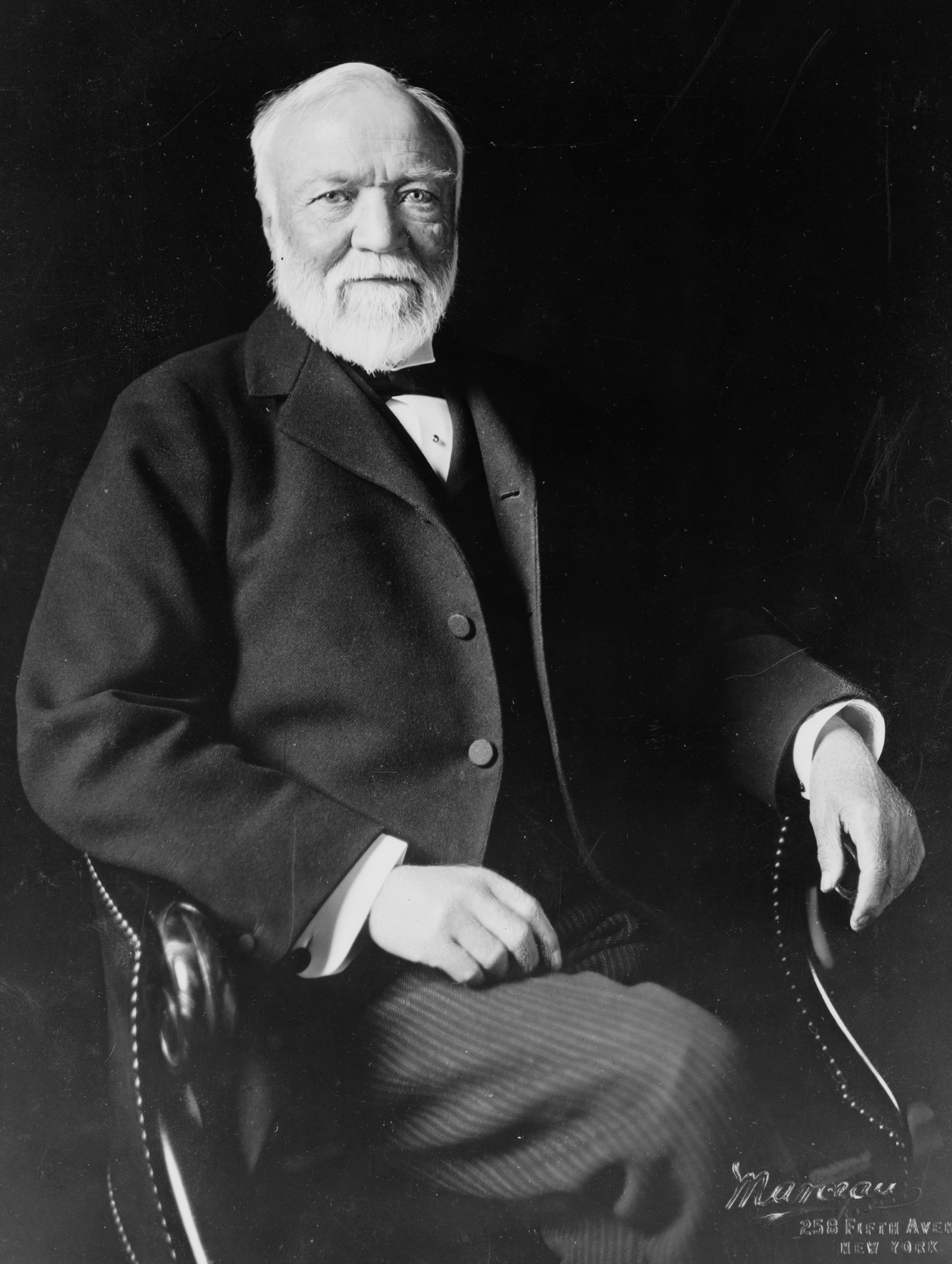 Portrait of Andrew Carnegie