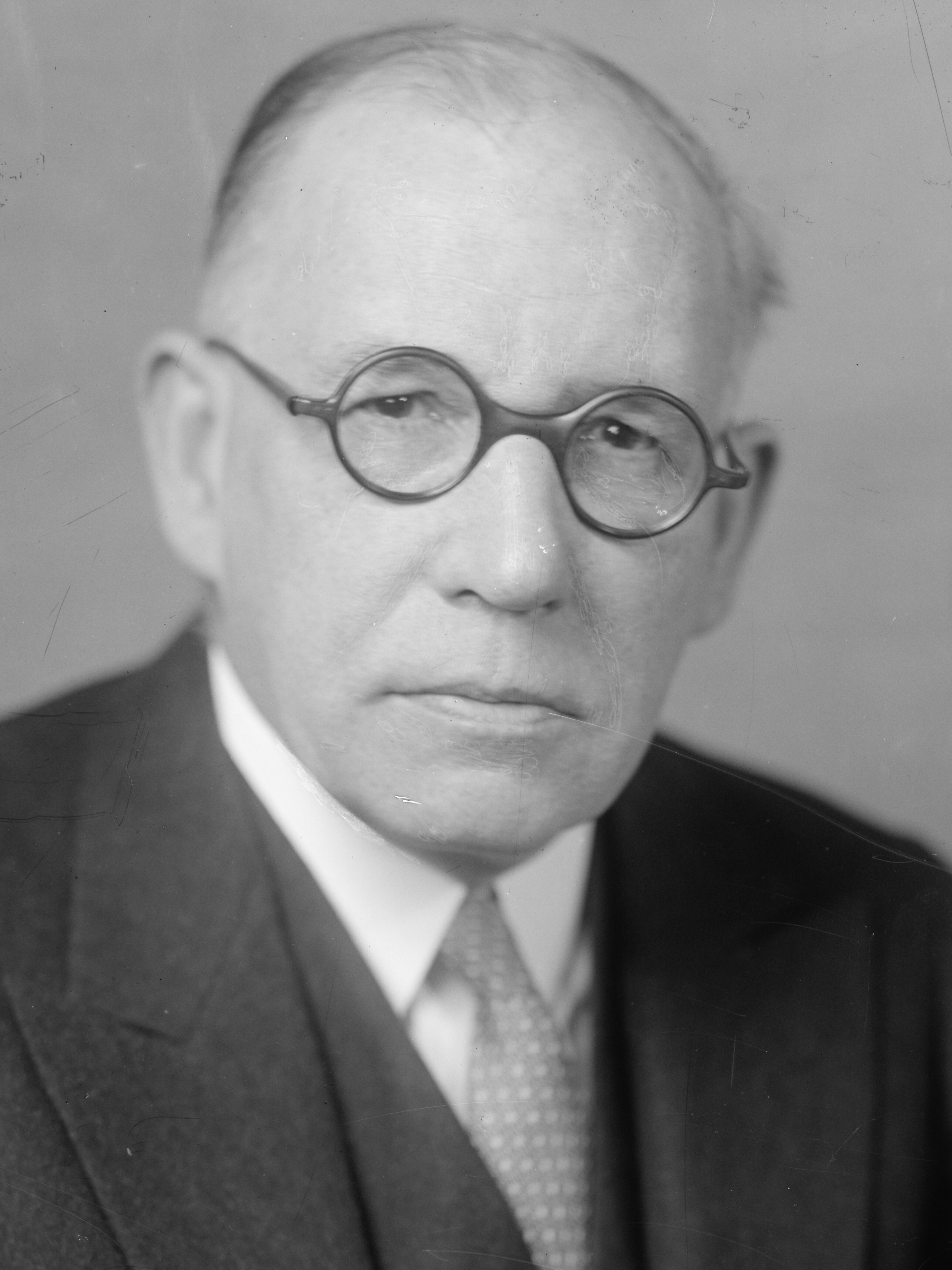 Portrait of Carlton J. H. (Carlton Joseph Huntley) Hayes