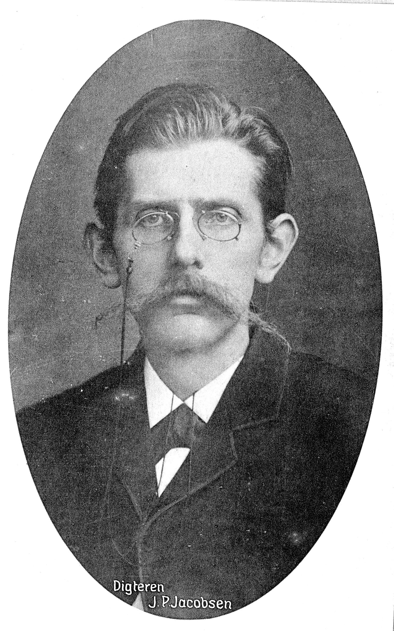 Portrait of J. P. (Jens Peter) Jacobsen