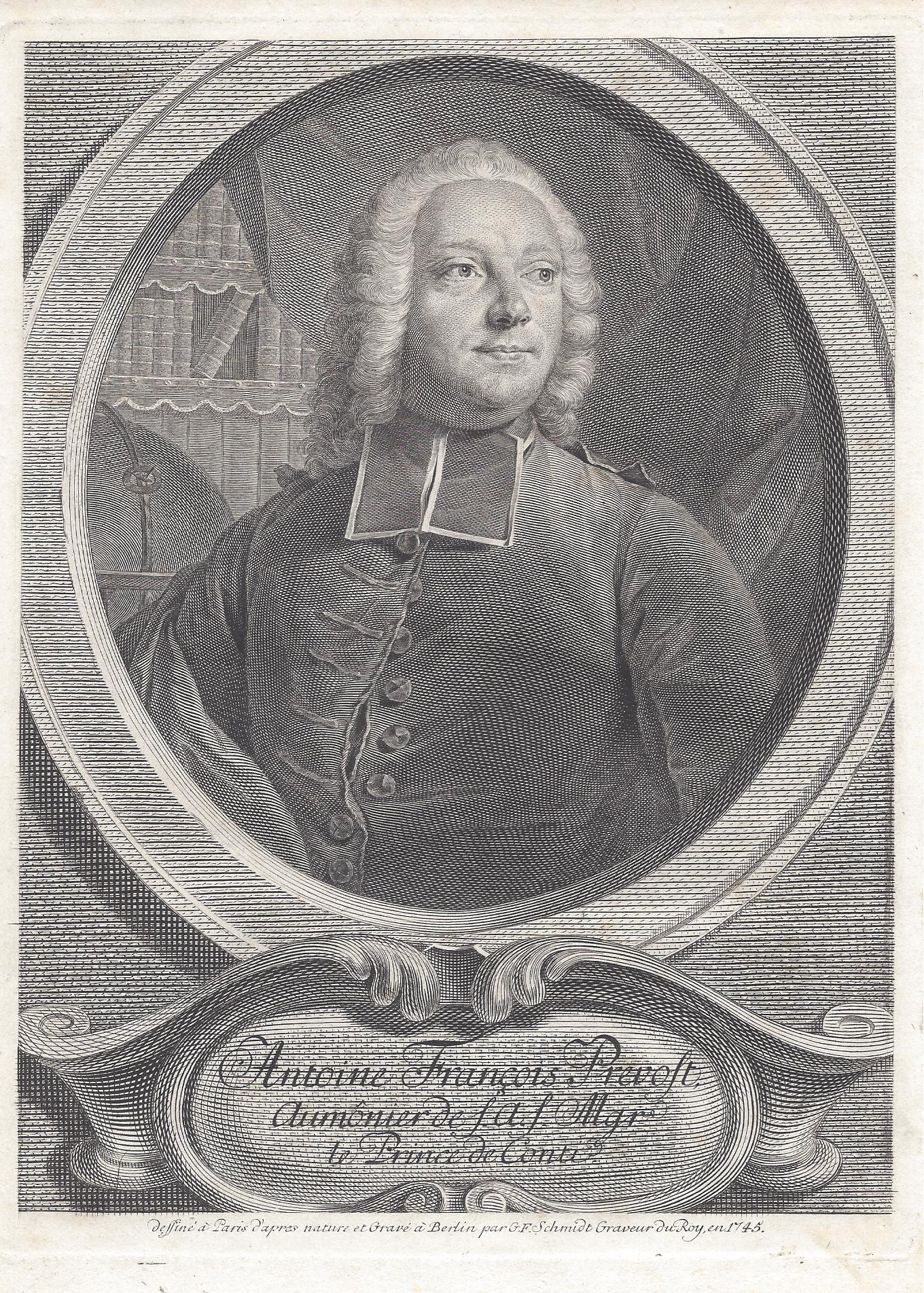 Portrait of abbé Prévost