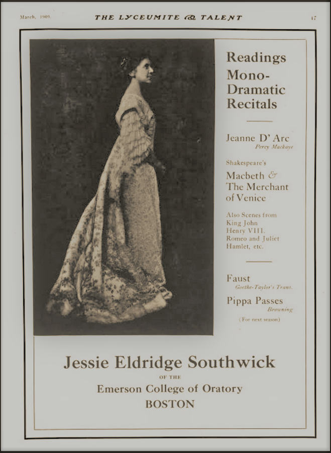 Portrait of Jessie Eldridge Southwick
