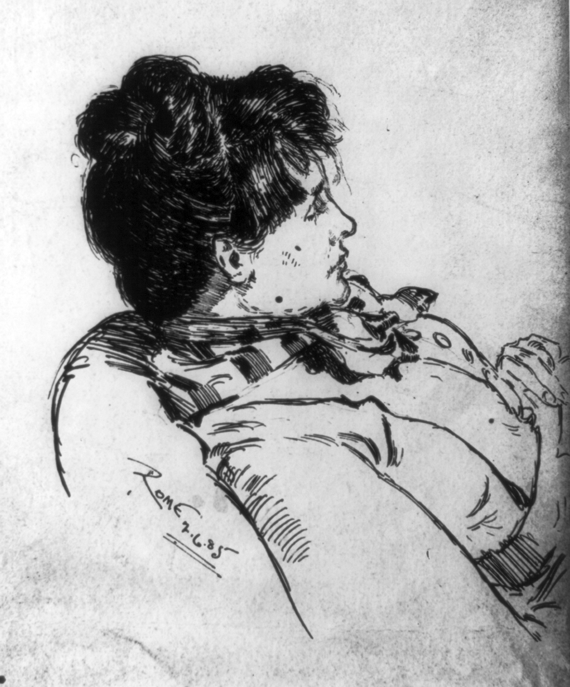 Portrait of Elizabeth Robins Pennell