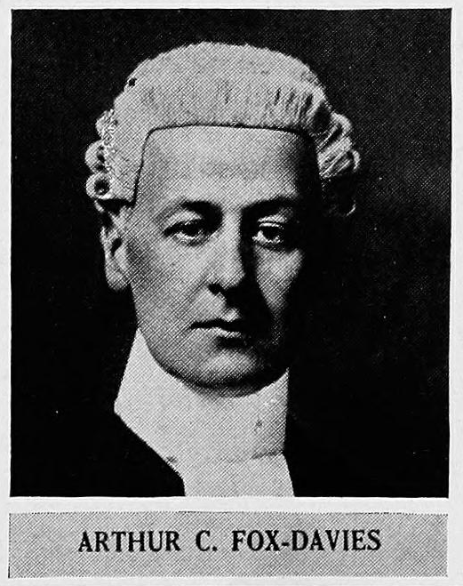 Portrait of Arthur Charles Fox-Davies
