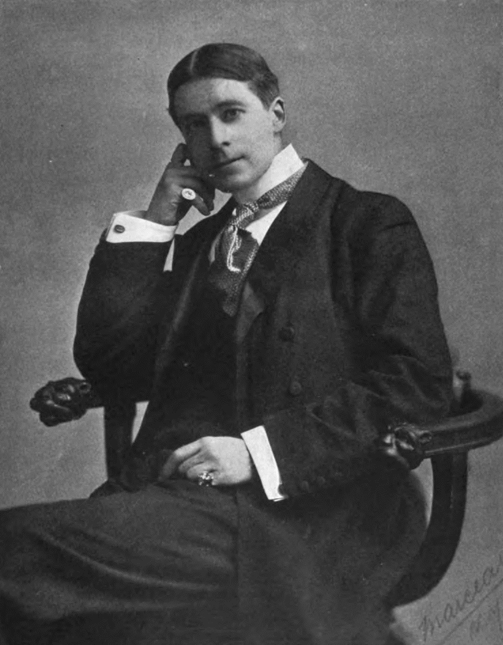 Portrait of Justin H. (Justin Huntly) McCarthy