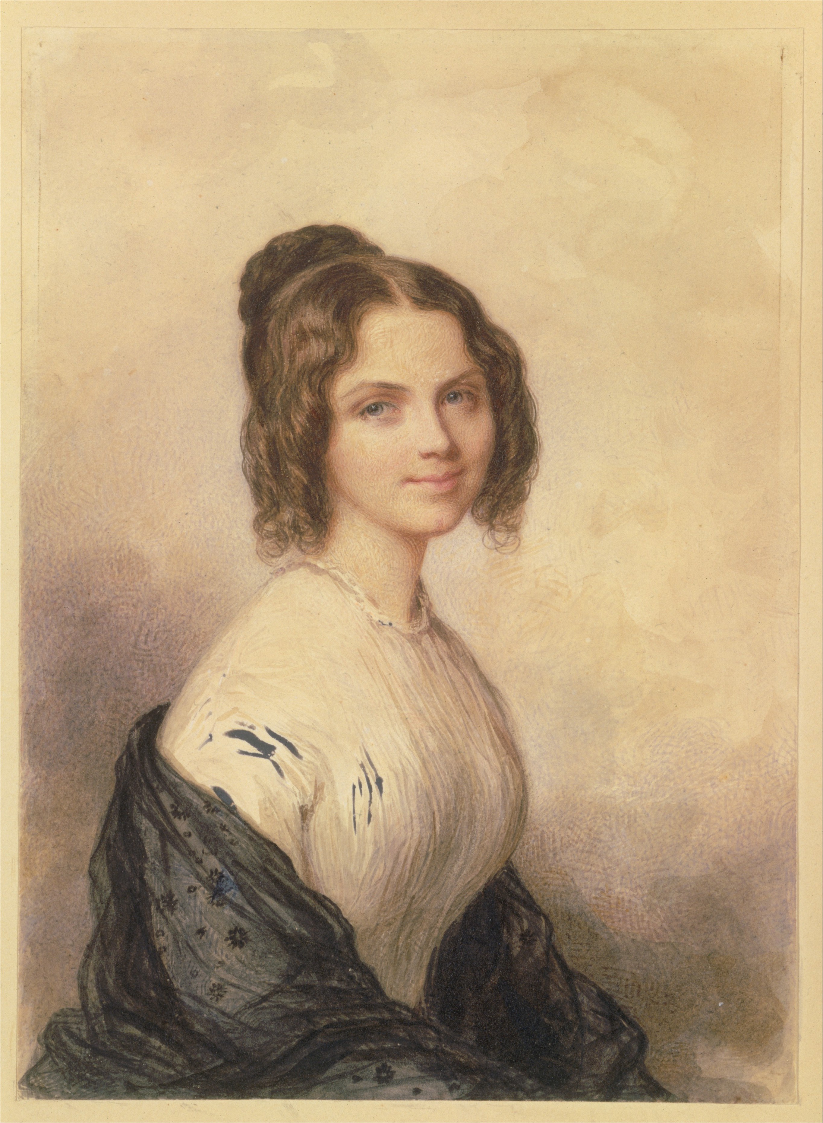 Portrait of Anne C. Lynch (Anne Charlotte Lynch) Botta
