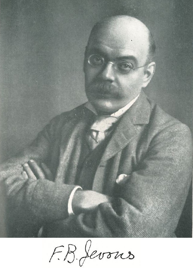 Portrait of F. B. (Frank Byron) Jevons