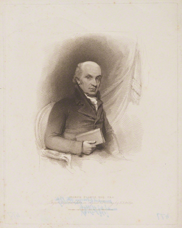 Portrait of Joseph Planta