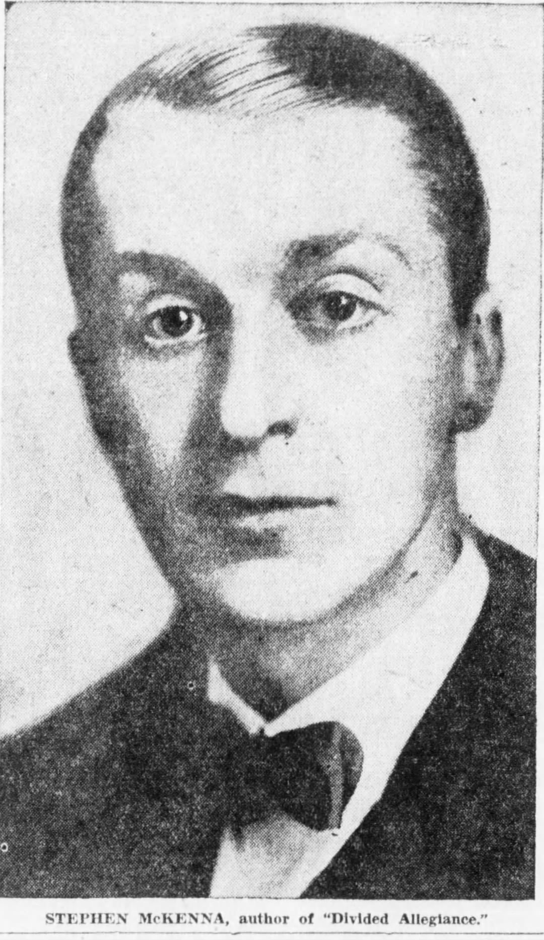 Portrait of Stephen McKenna