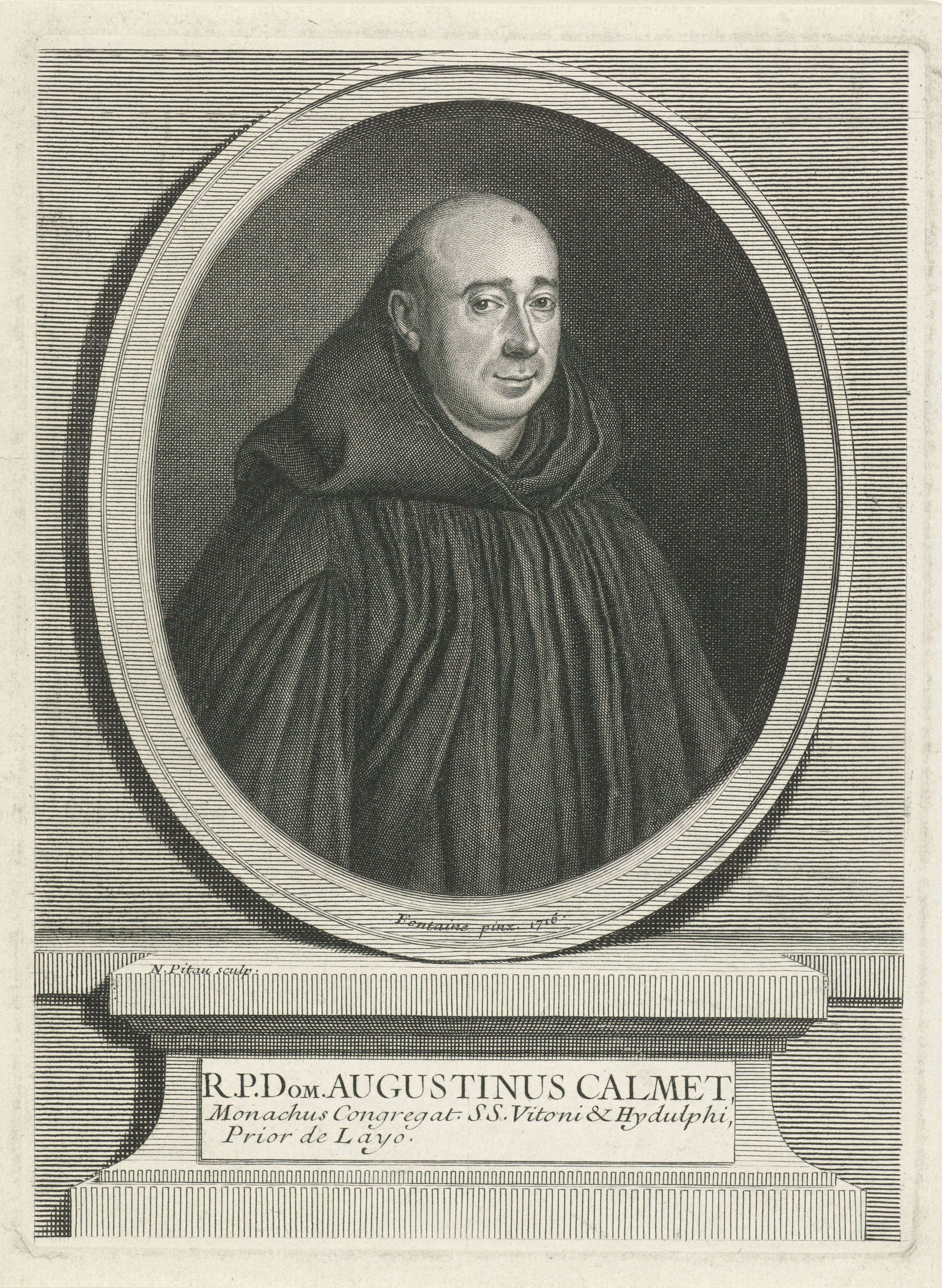 Portrait of Augustin Calmet