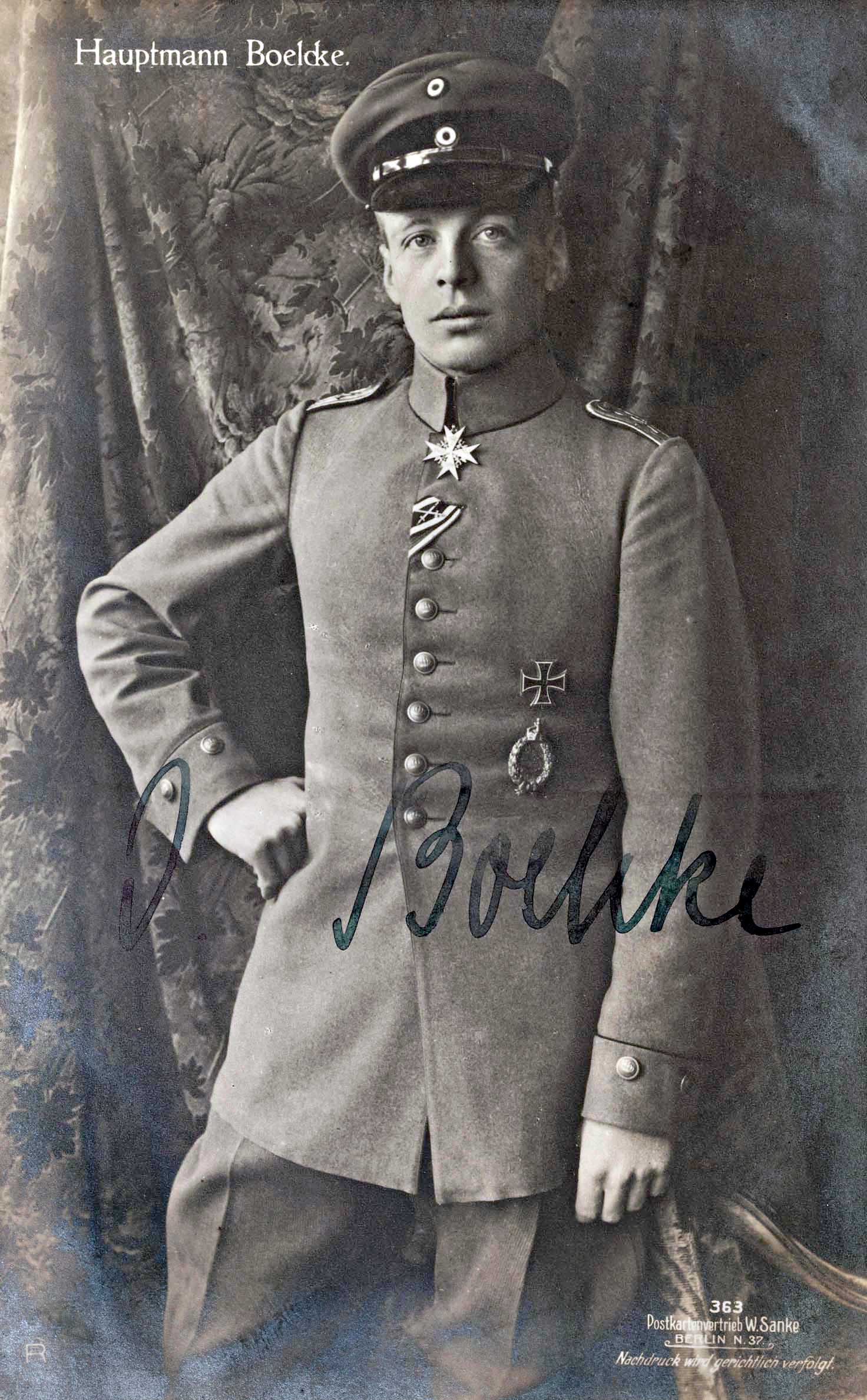 Portrait of Oswald Boelcke
