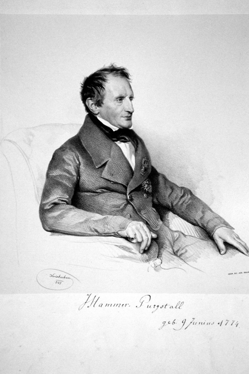 Portrait of Joseph Hammer-Purgstall