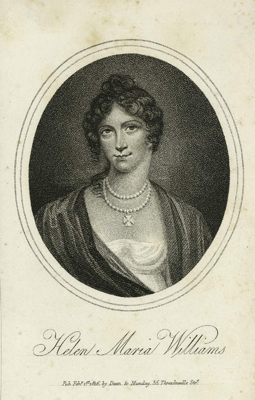 Portrait of Helen Maria Williams