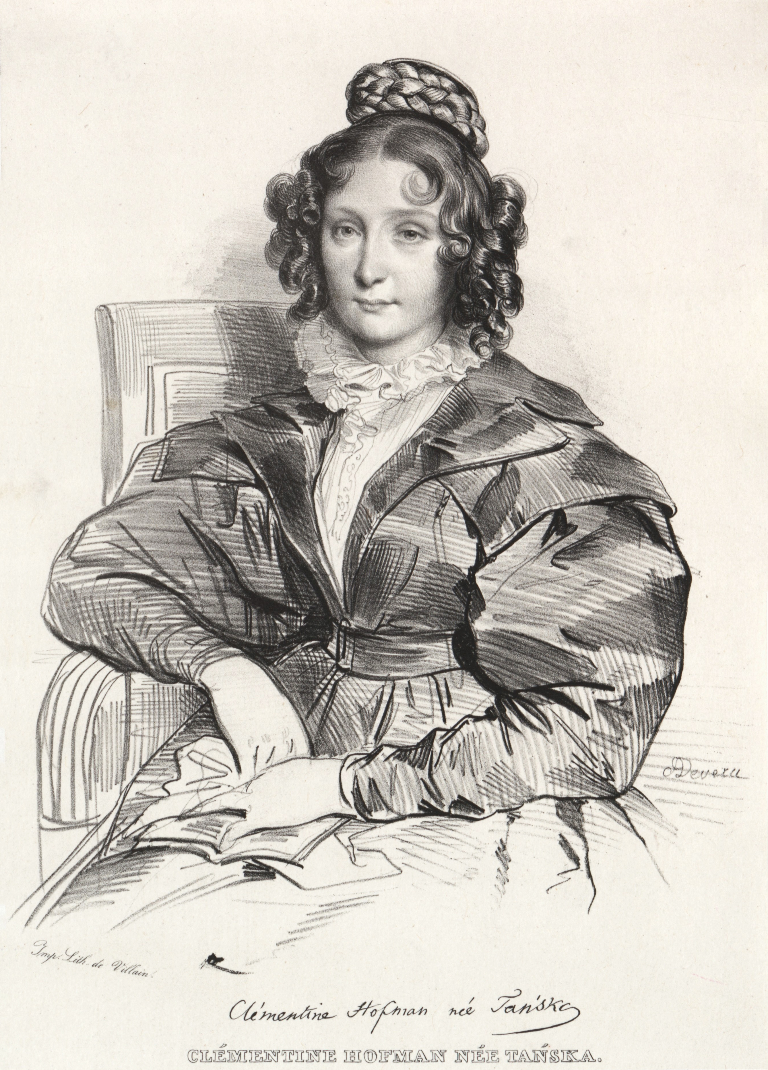 Portrait of Klementyna Tańska-Hoffmanowa
