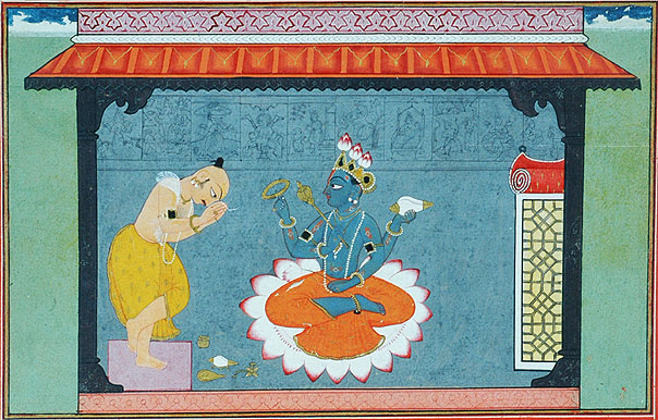 Portrait of Kṛṣṇadāsa Kavirāja Gosvāmi