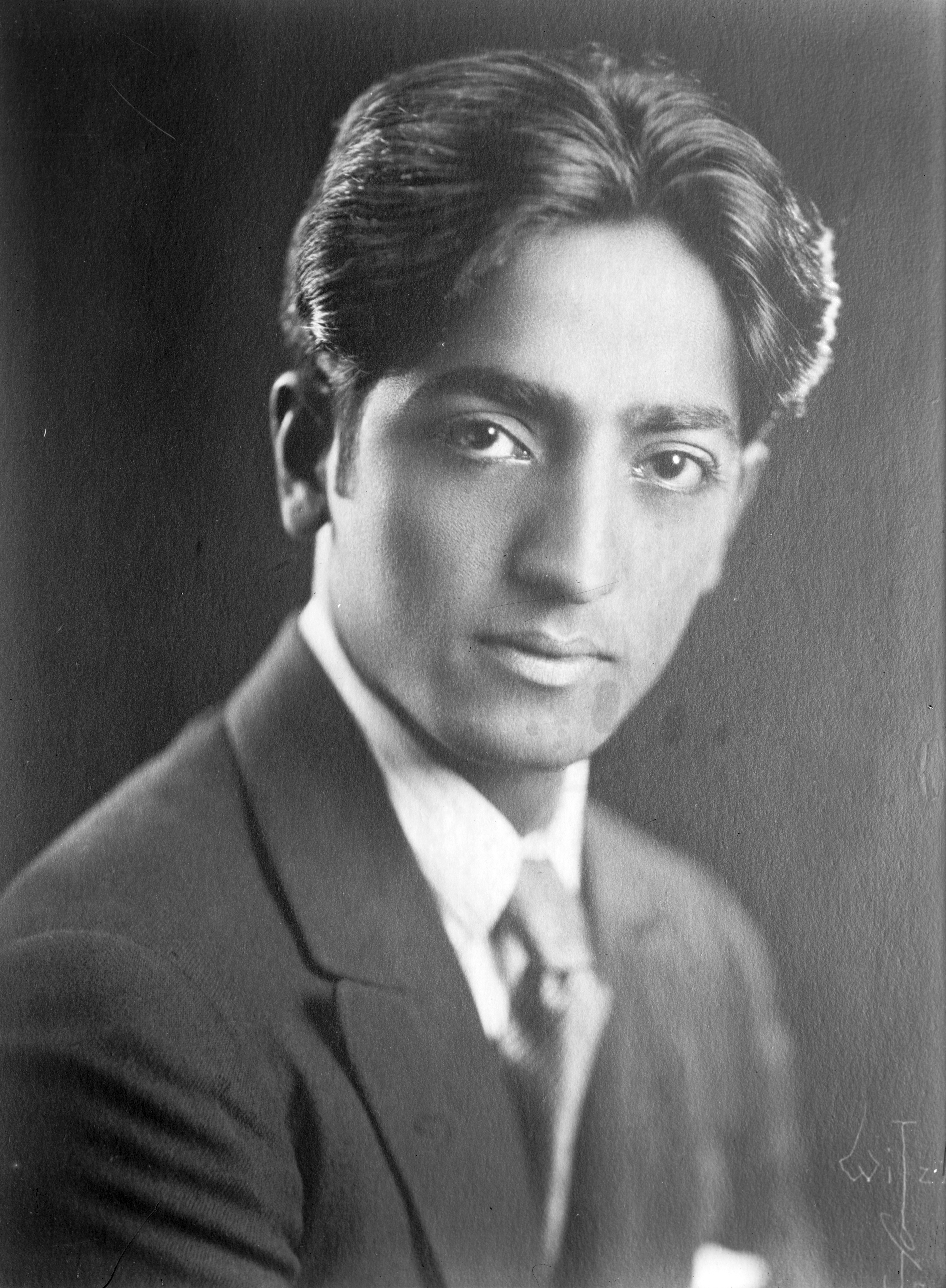 Portrait of J. (Jiddu) Krishnamurti