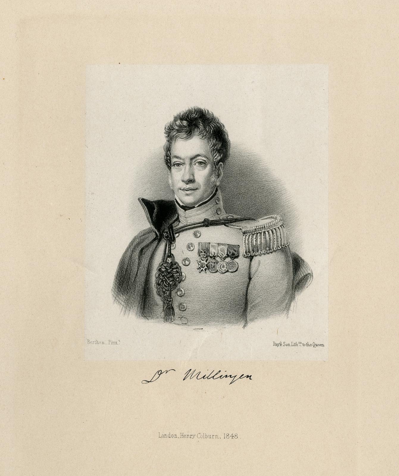 Portrait of J. G. (John Gideon) Millingen