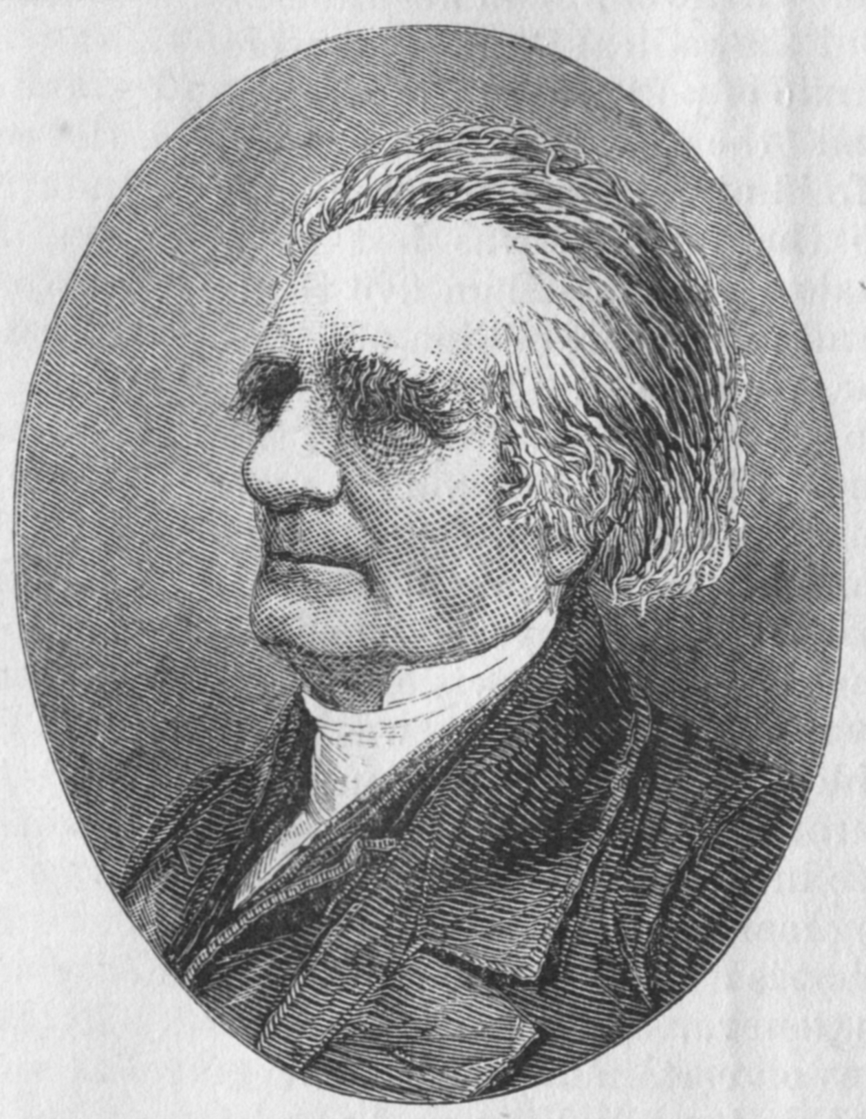 Portrait of J. H. (Jean Henri) Merle d'Aubigné