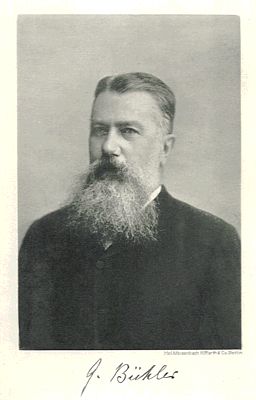 Portrait of Georg Bühler