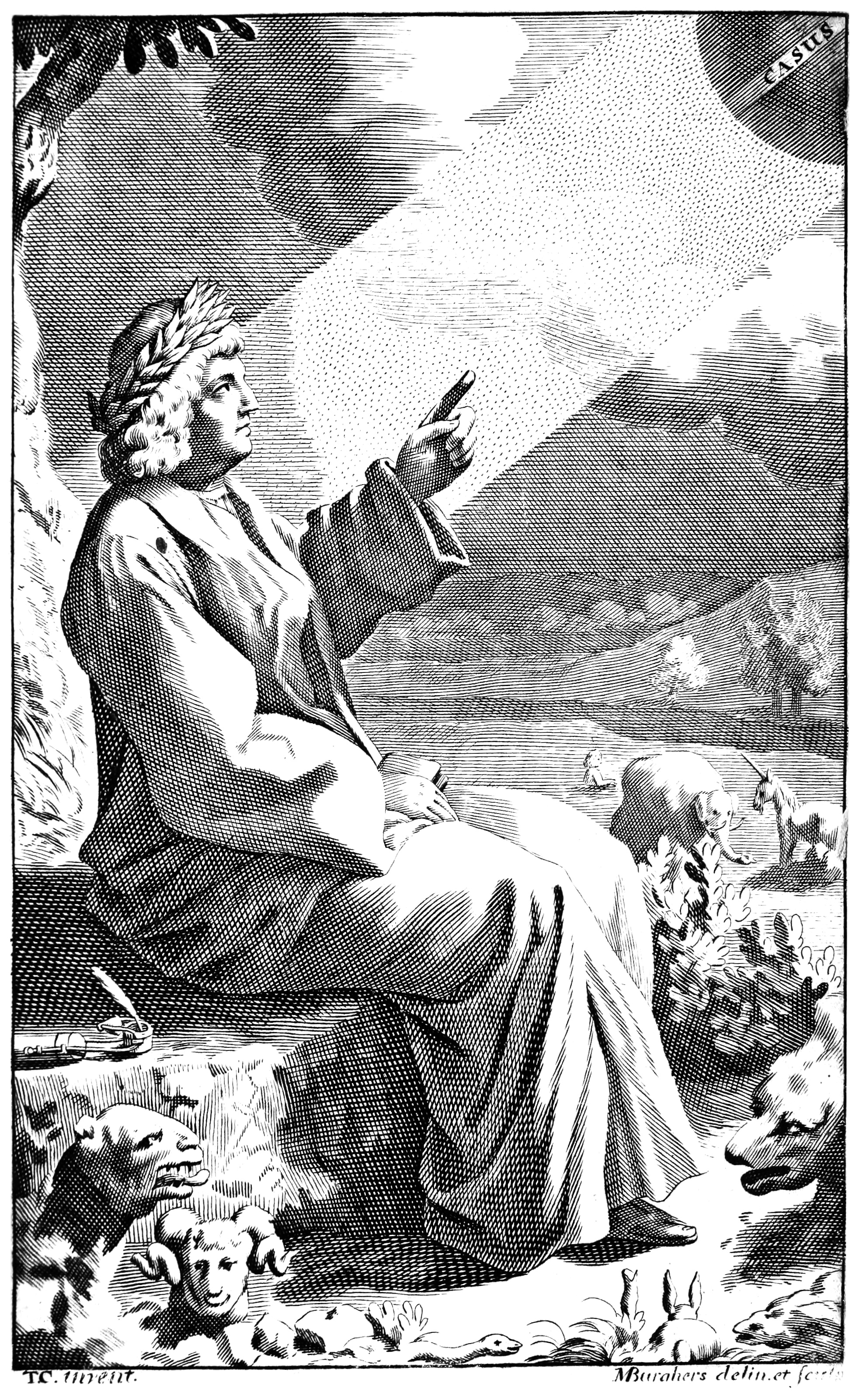 Portrait of Titus Lucretius Carus