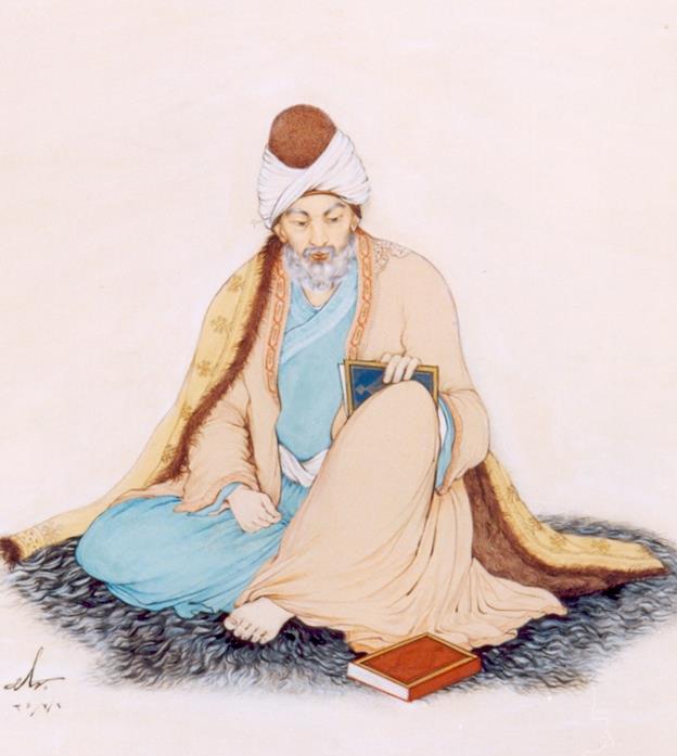 Portrait of Maulana Jalal al-Din Rumi