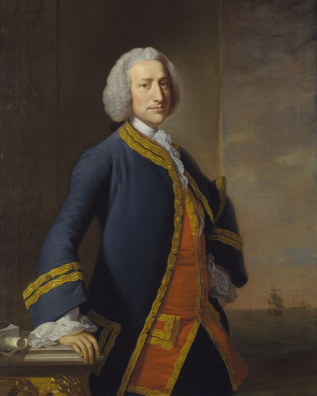 Portrait of George Anson Anson