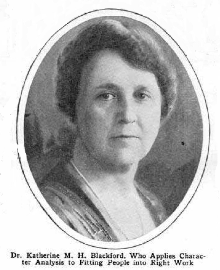 Portrait of Katherine M. H. (Katherine Melvina Huntsinger) Blackford