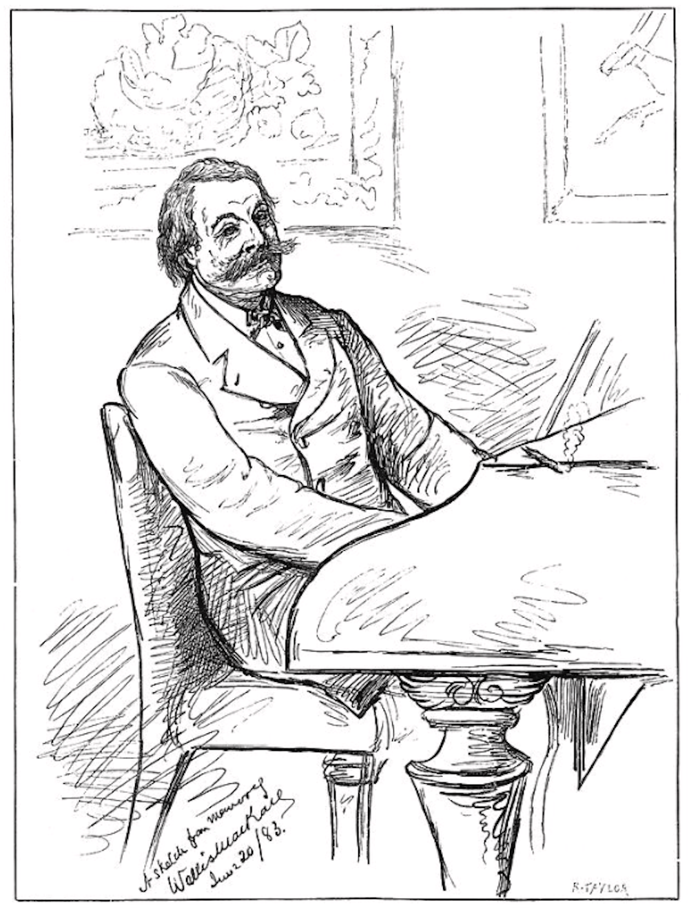 Portrait of Henry S. (Henry Sambrooke) Leigh