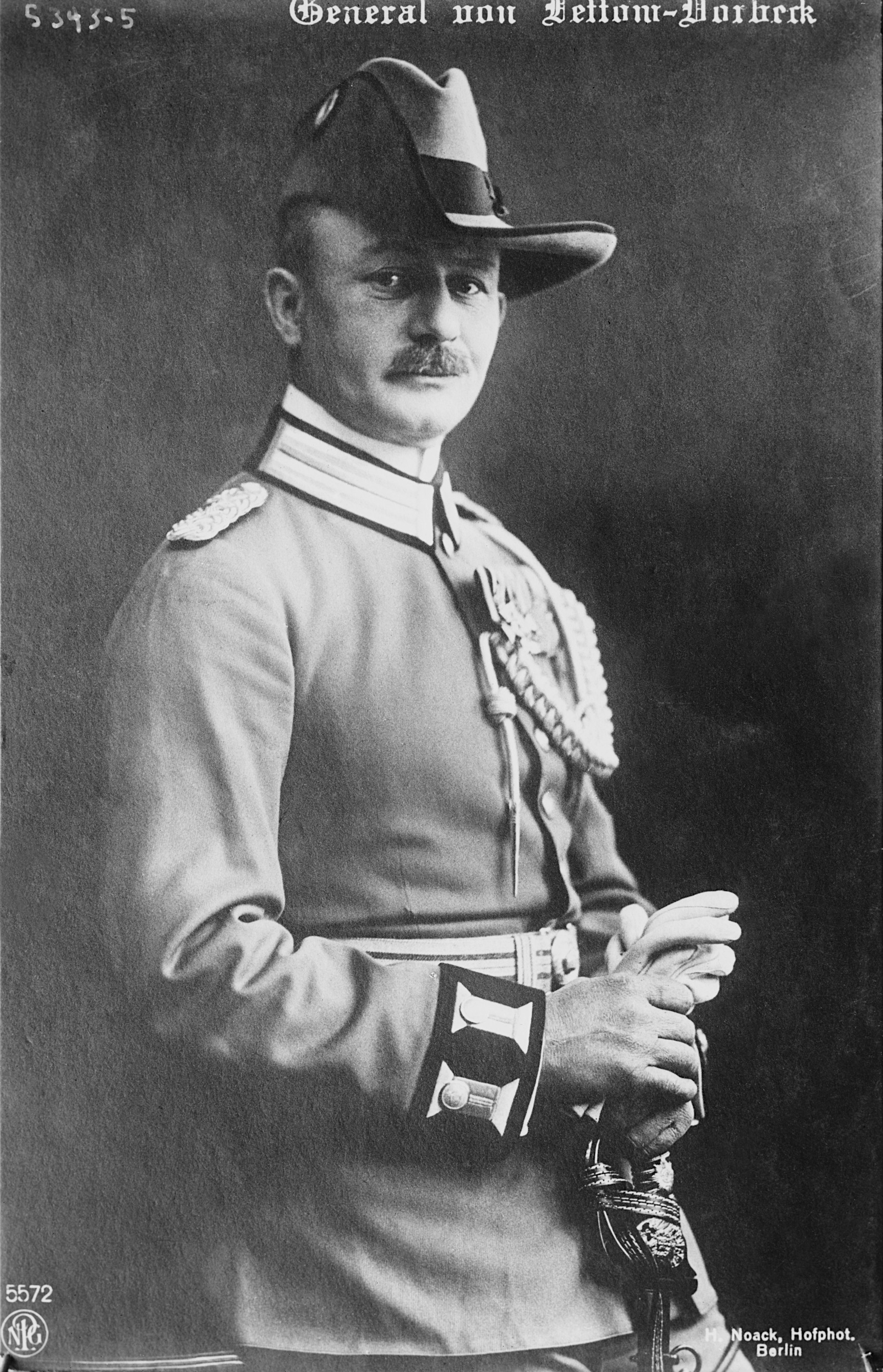 Portrait of Paul Emil von Lettow-Vorbeck