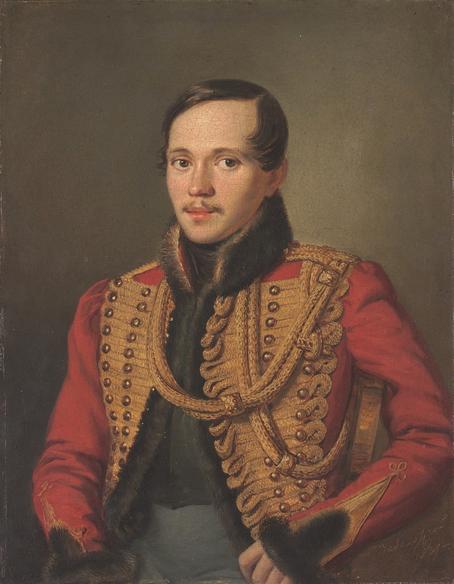 Portrait of Mikhail Iurevich Lermontov