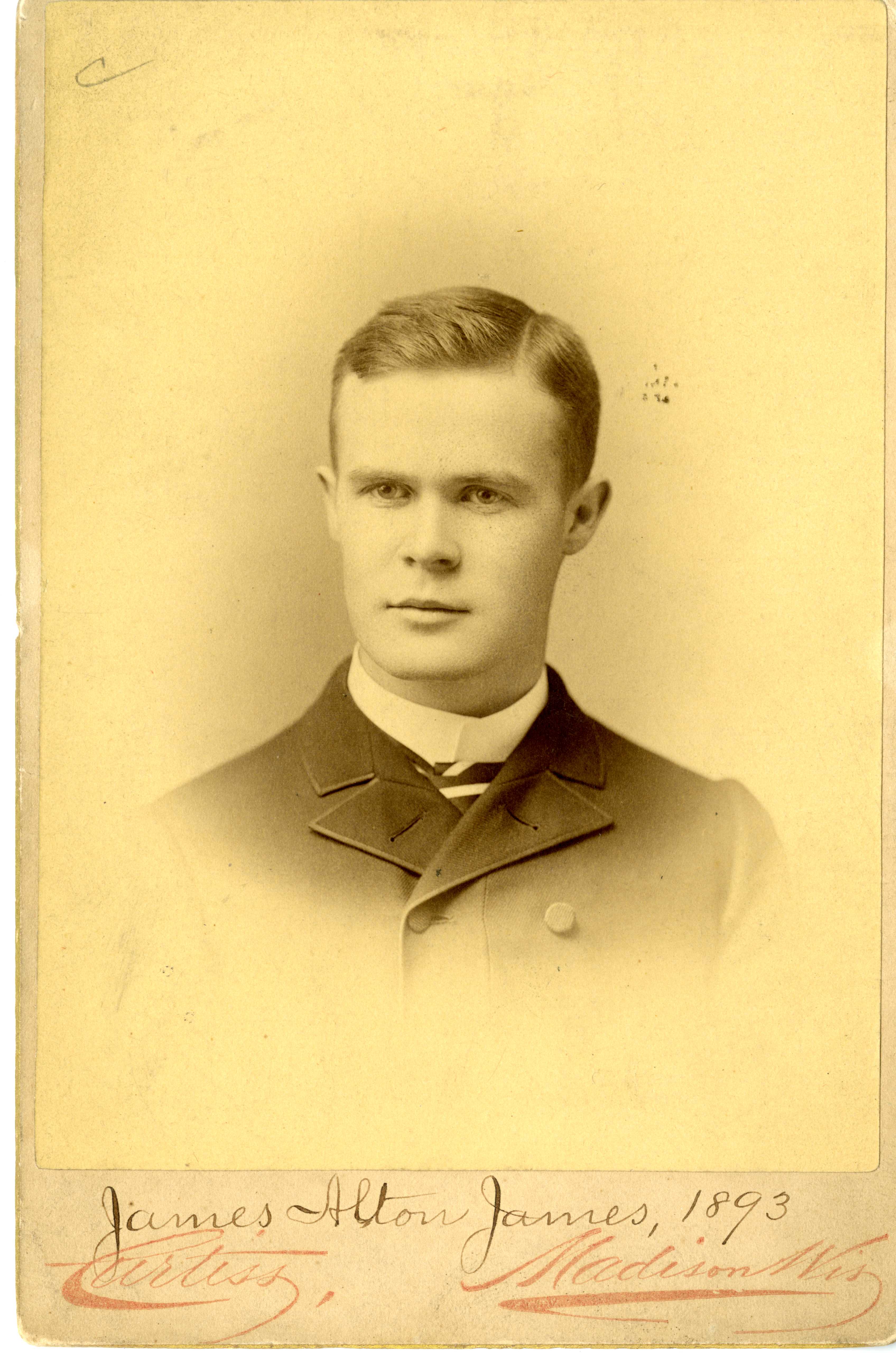 Portrait of James Alton James