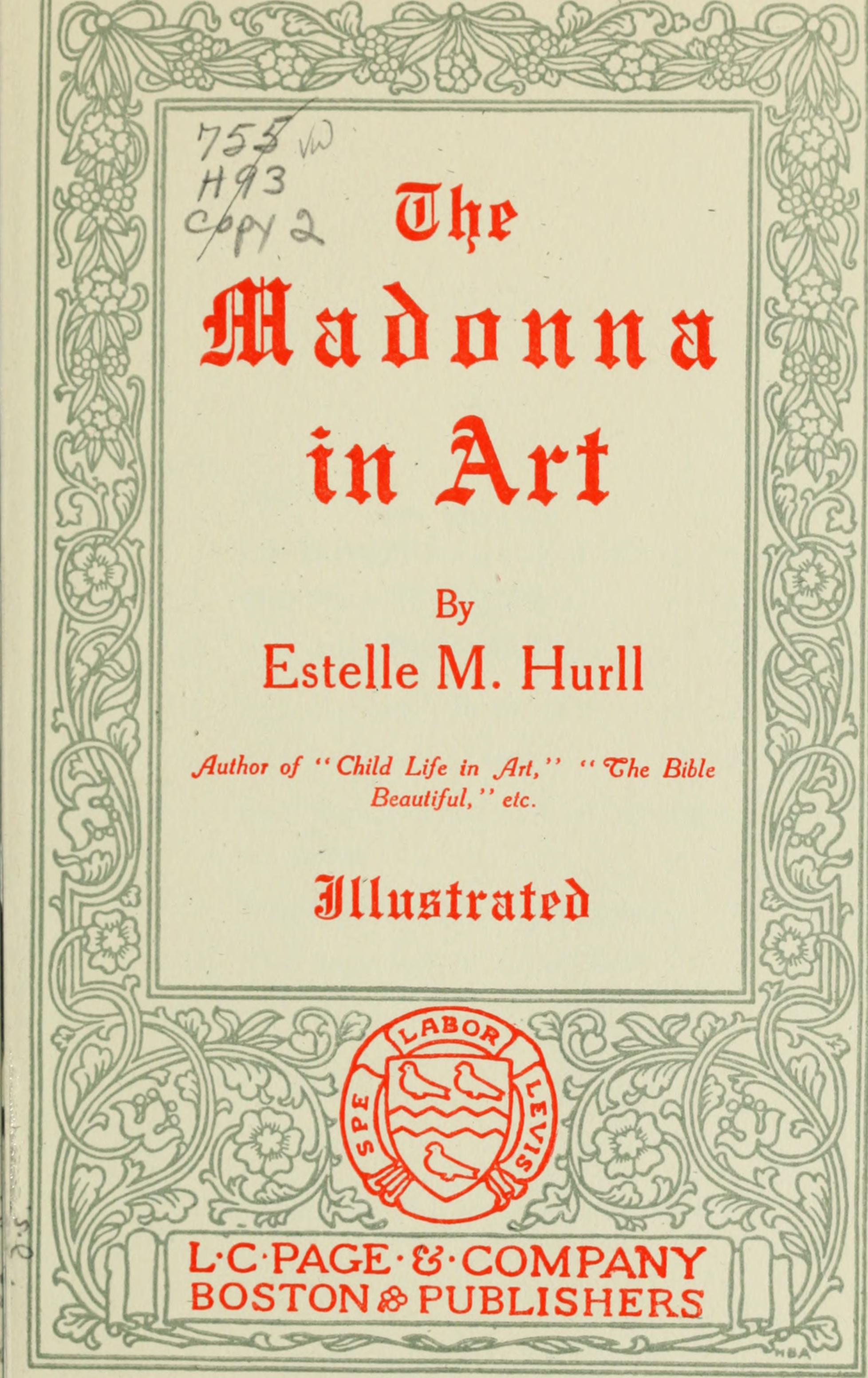 Portrait of Estelle M. (Estelle May) Hurll