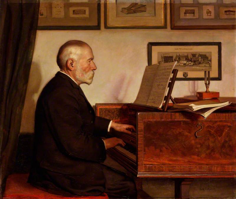 Portrait of Alfred J. (Alfred James) Hipkins