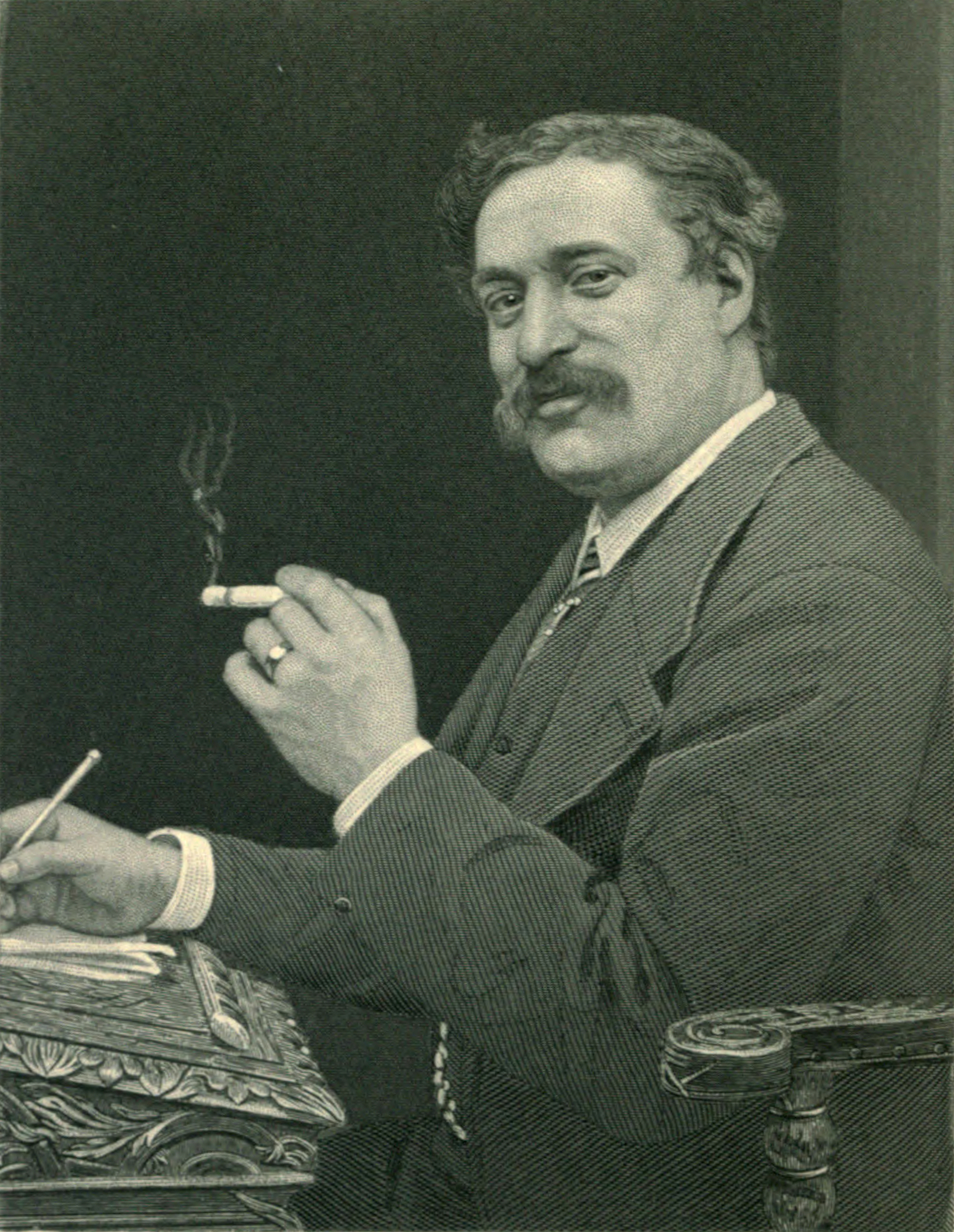 Portrait of Edmund Yates