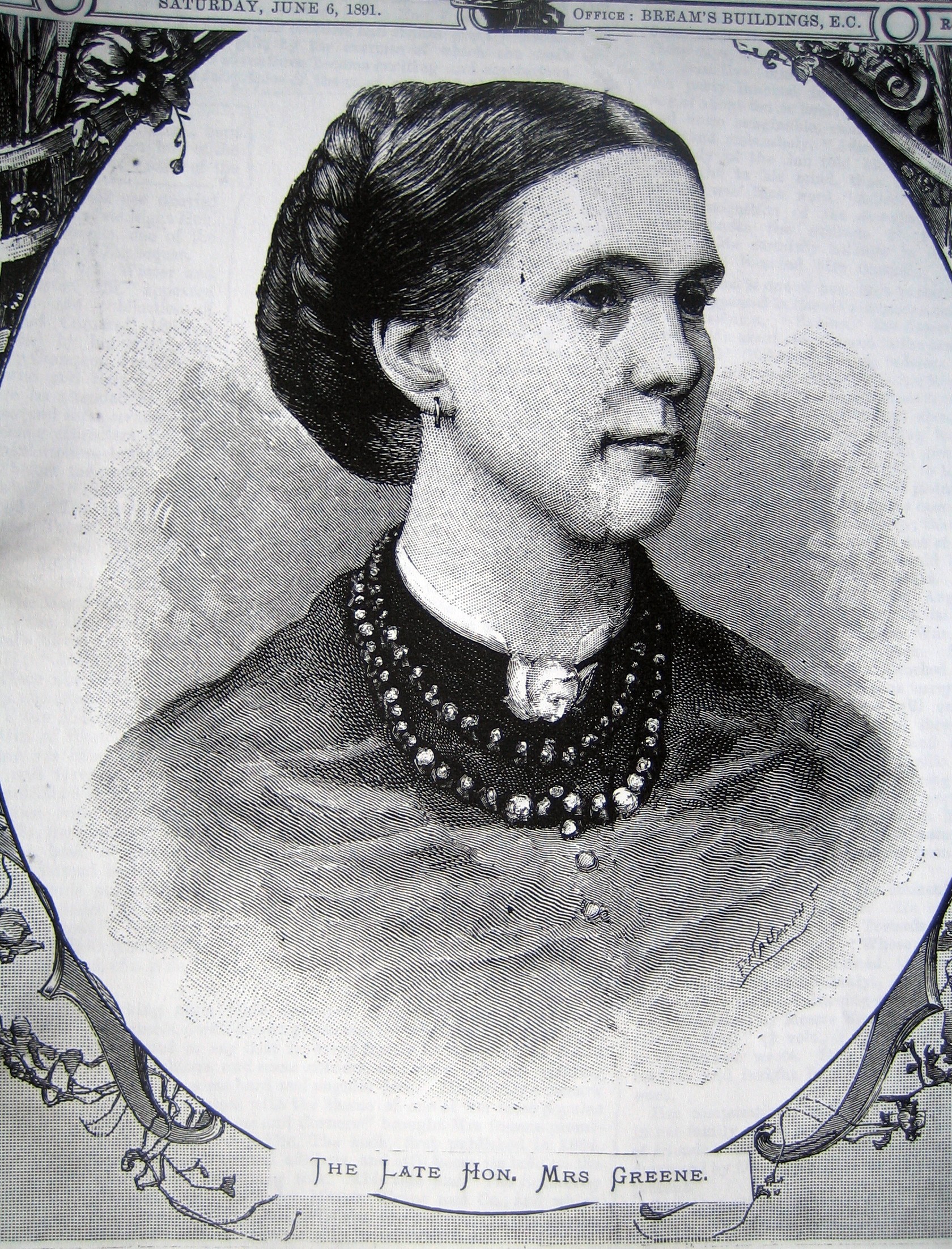 Portrait of Mrs. (Louisa Lilias) Greene