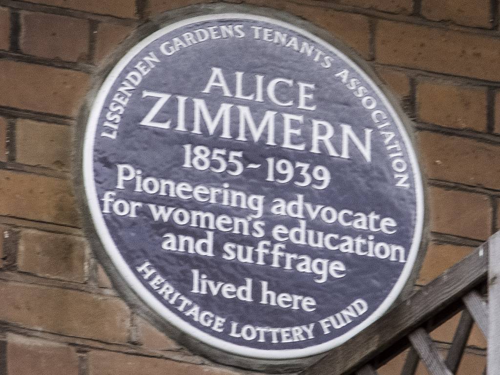 Portrait of Alice Zimmern
