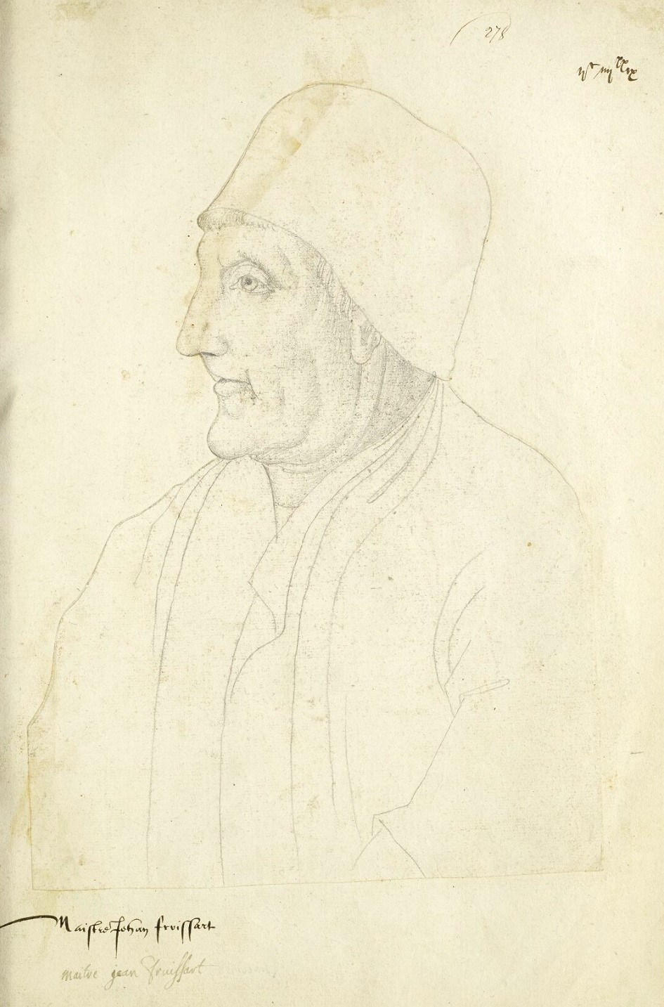 Portrait of Jean Froissart
