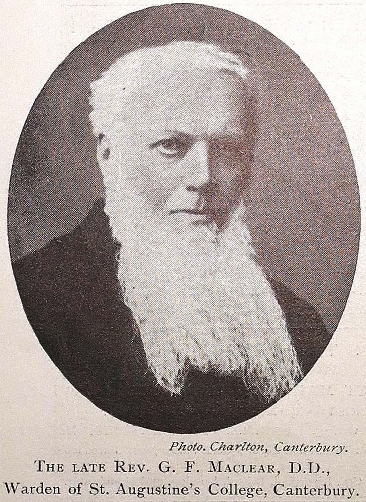Portrait of G. F. (George Frederick) Maclear