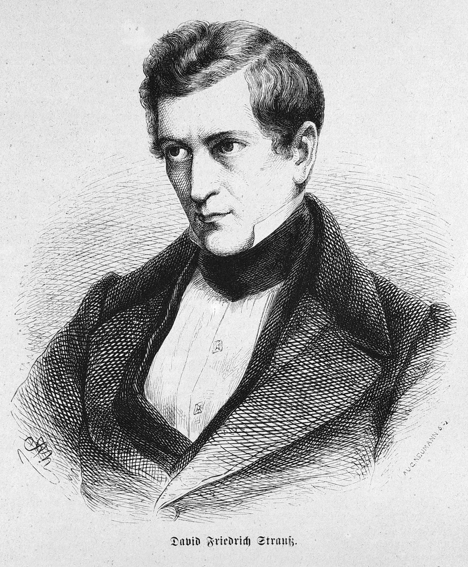Portrait of David Friedrich Strauss