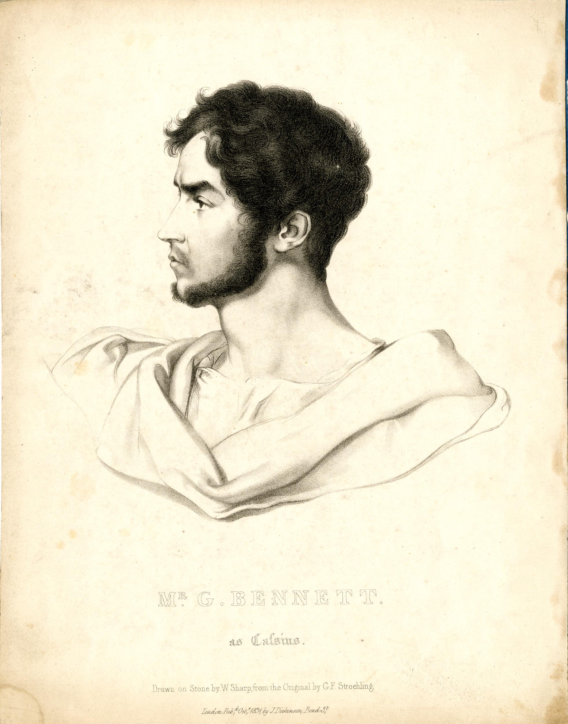 Portrait of G. J. (George John) Bennett