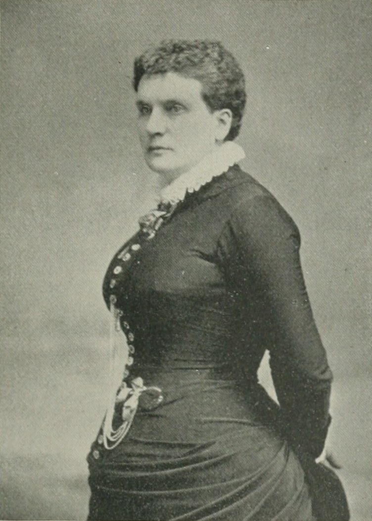 Portrait of Marilla M. (Marilla Marks) Ricker