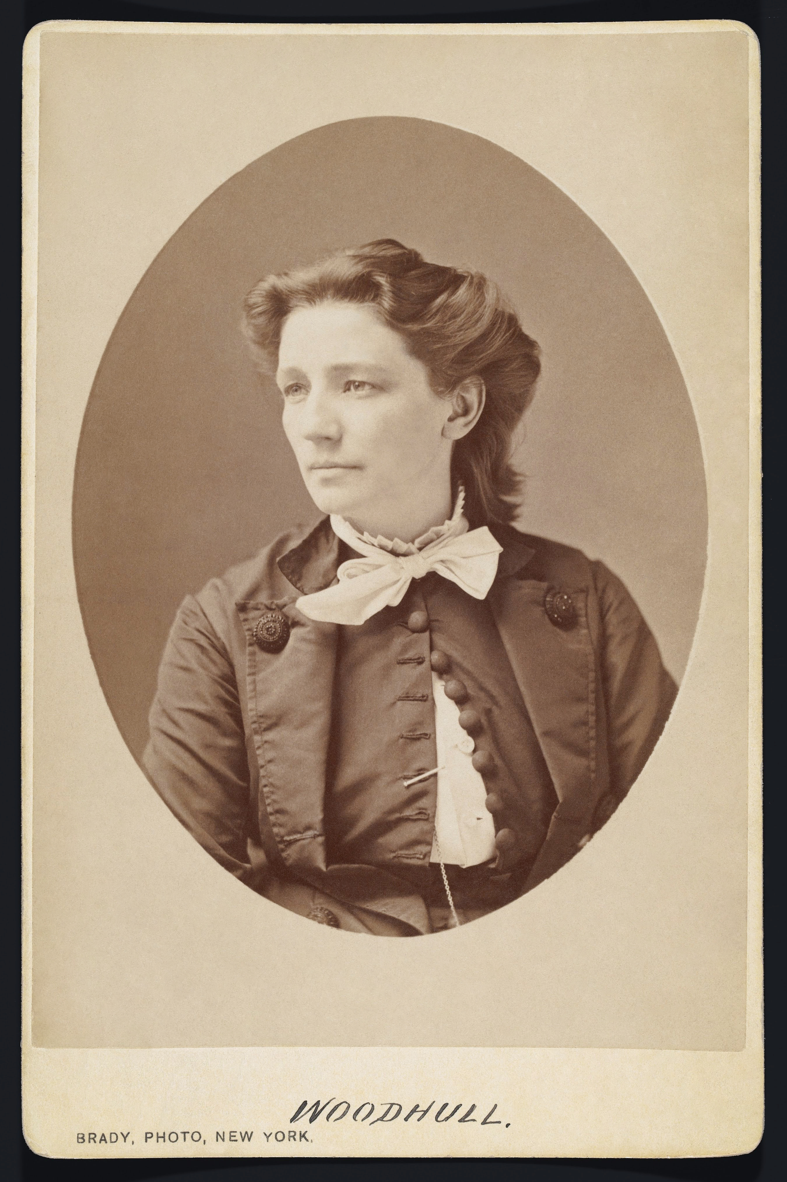 Portrait of Victoria C. (Victoria Claflin) Woodhull