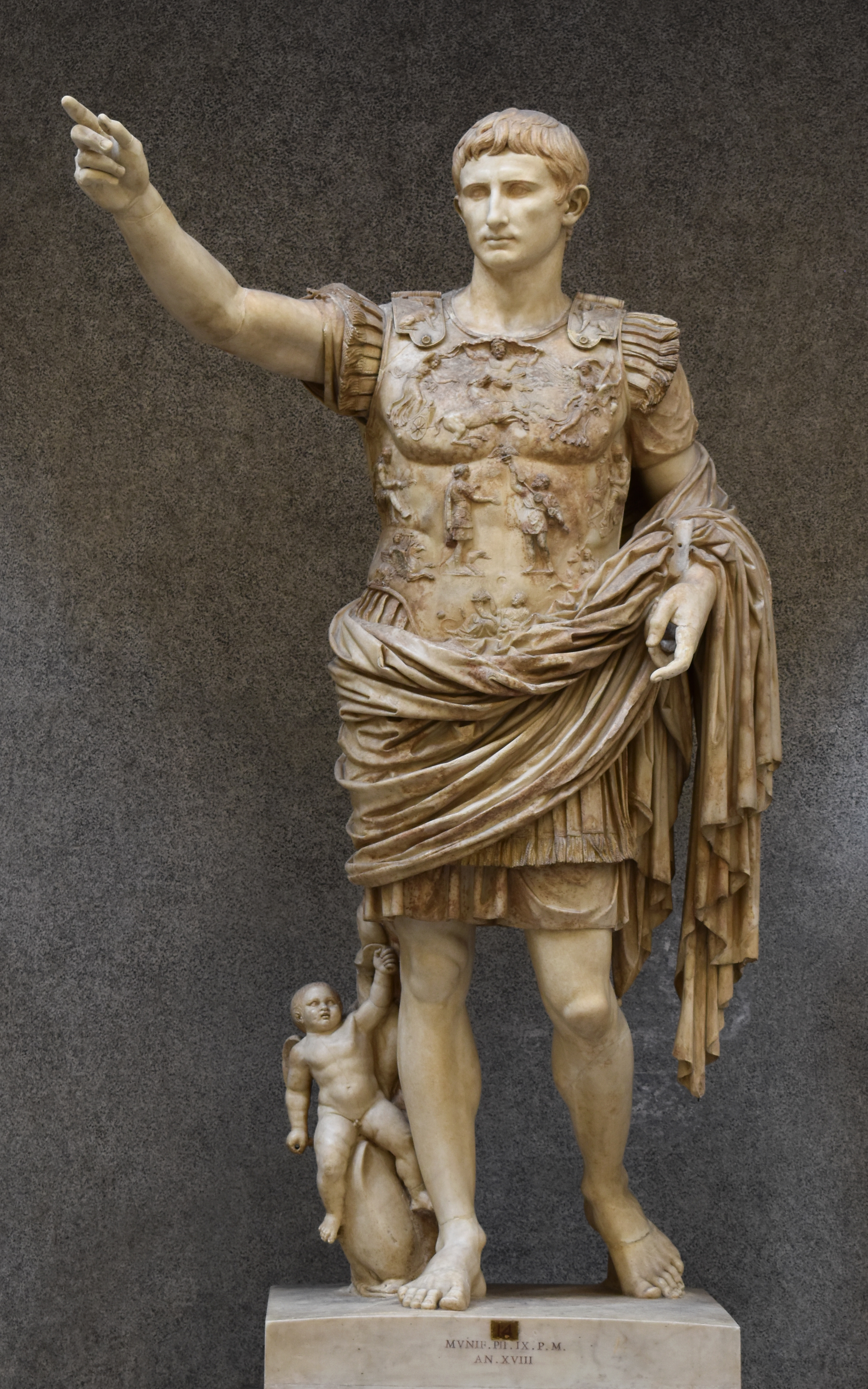 Portrait of Emperor of Rome Augustus
