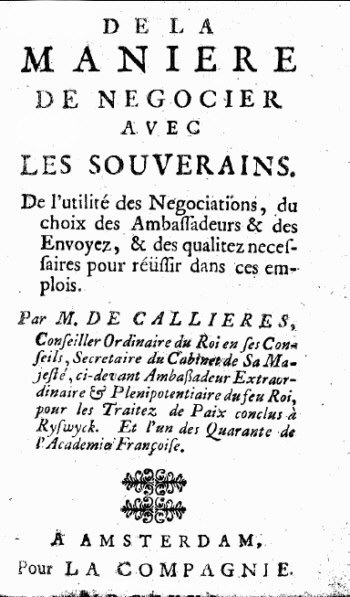 Portrait of Monsieur de (François) Callières